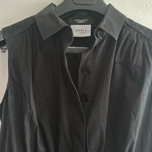 Akris punto dress size 10 black mid length